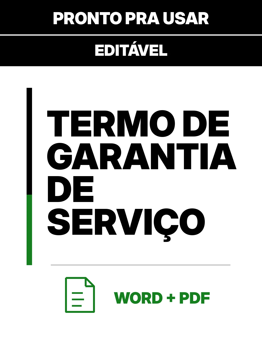 Termo de Garantia de Serviço
