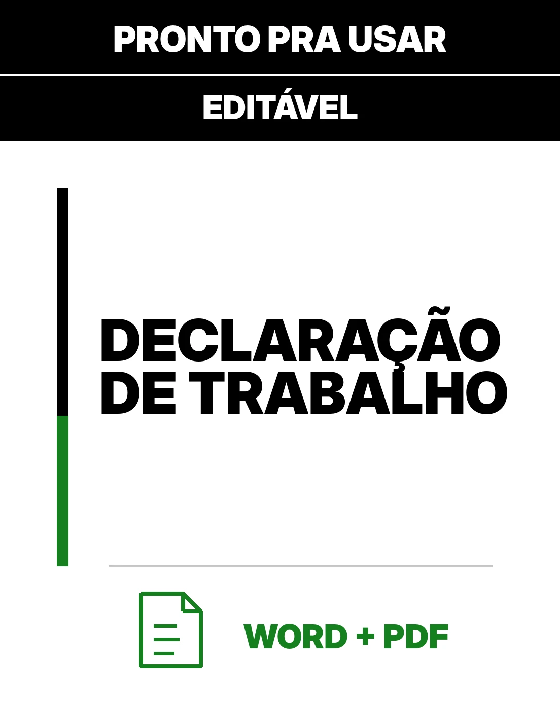Declaração de Trabalho