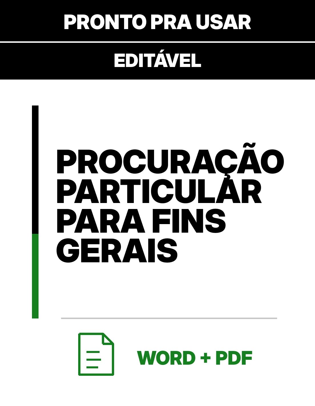 Procuração Particular para Fins Gerais