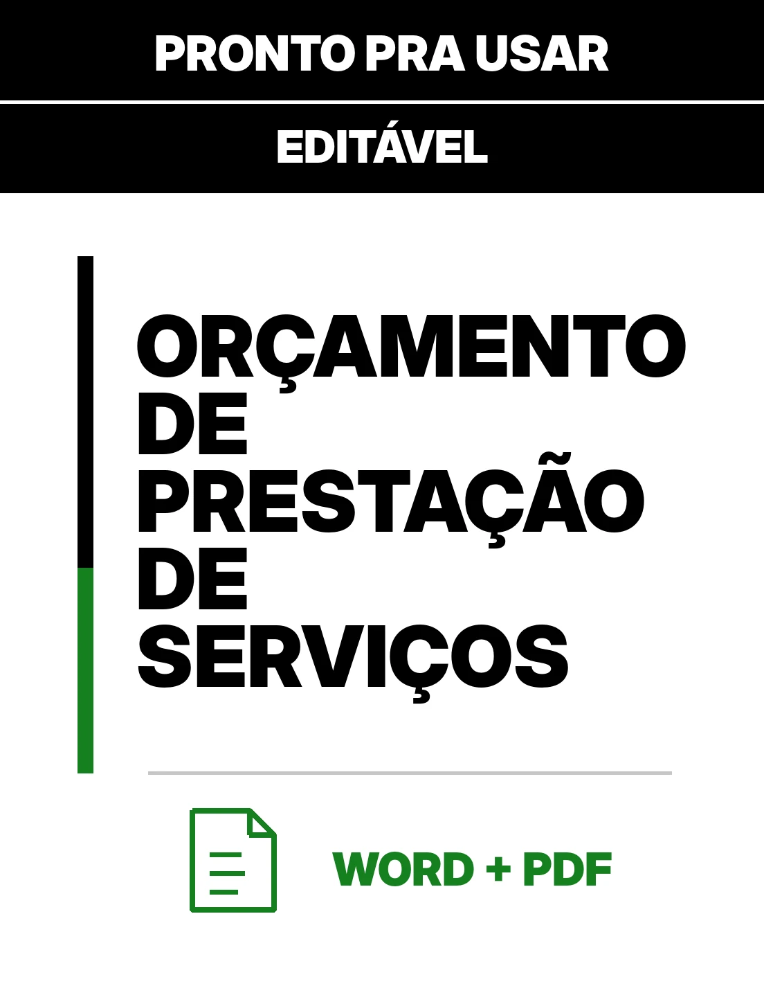 Orçamento de Prestação de Serviços